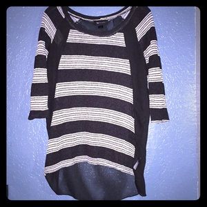Knit & Sheer AB Studio Top